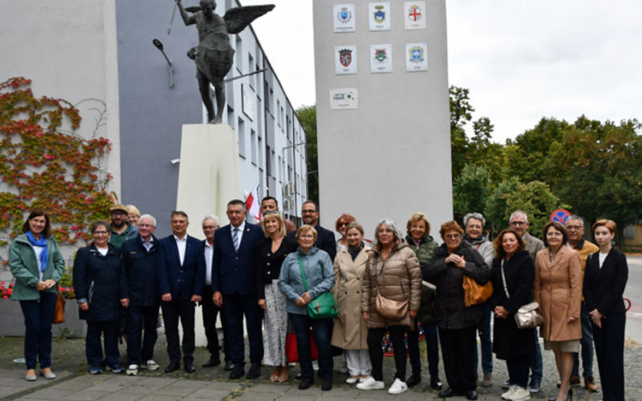 Gruppenfoto beim Treffen in der Zeller Partnerstadt Plonsk.