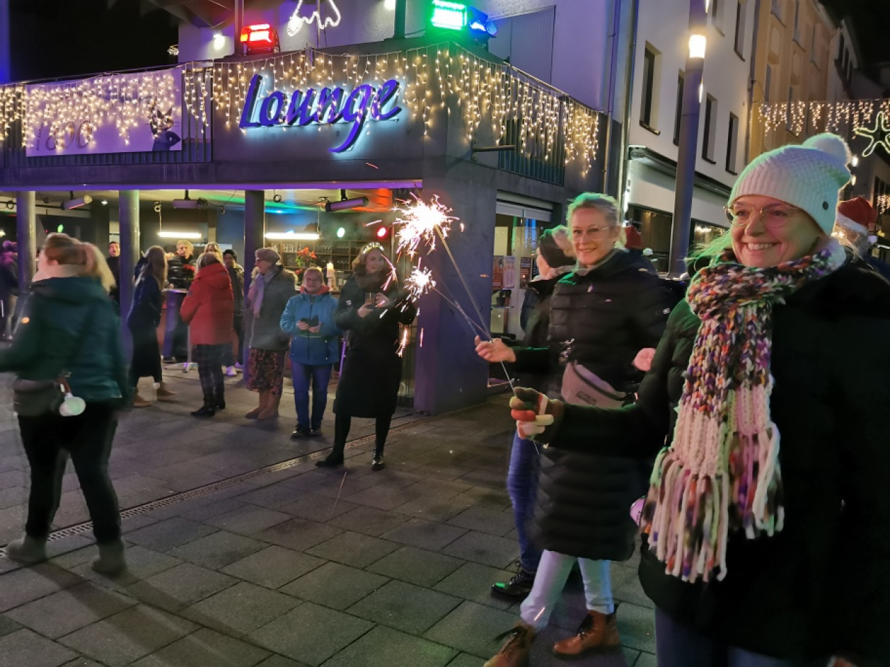 Bild der Sternfackelwanderung 2024 in Zell Mosel.