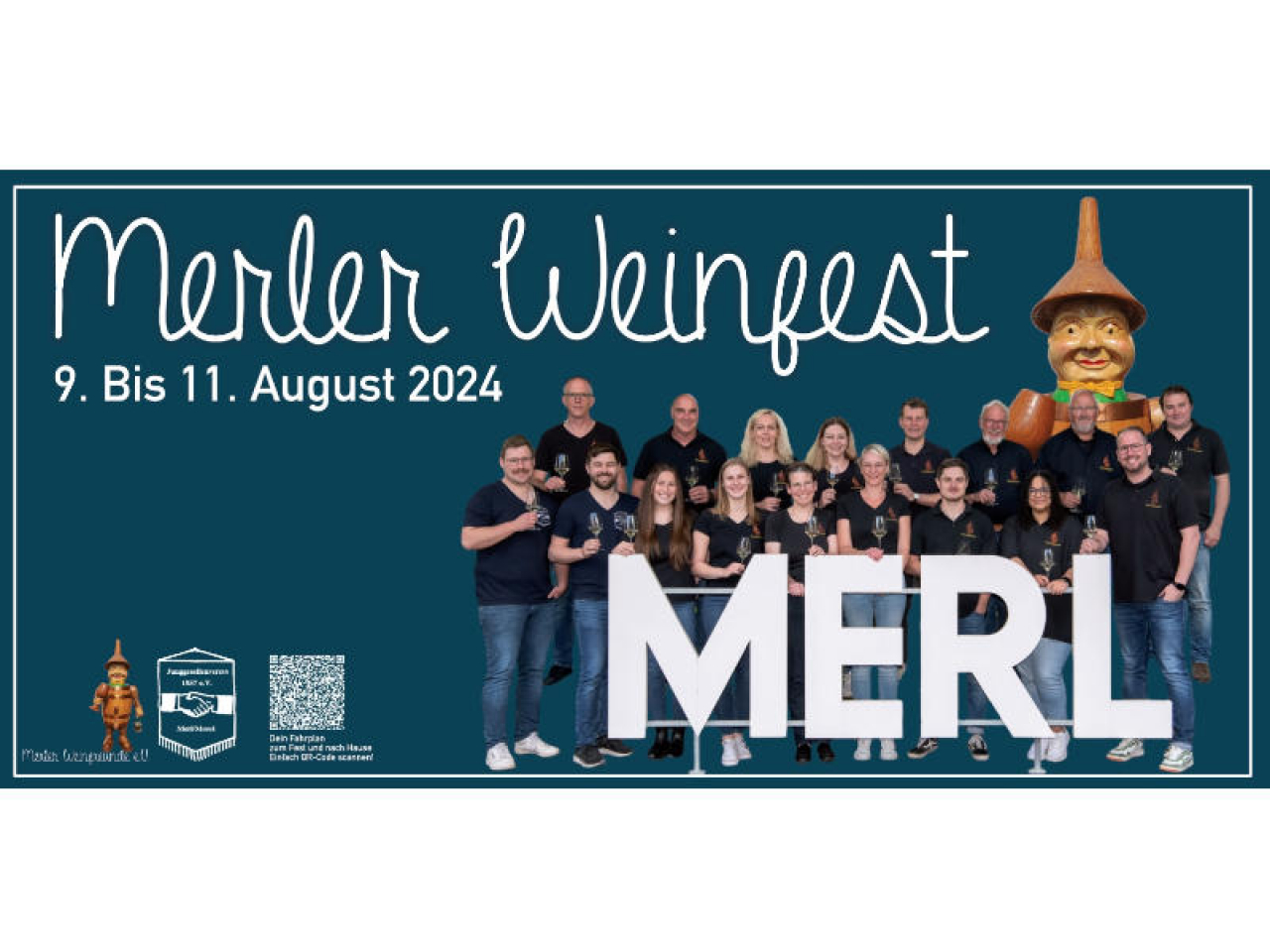 Vorschaubild Merler Weinfest 2024.