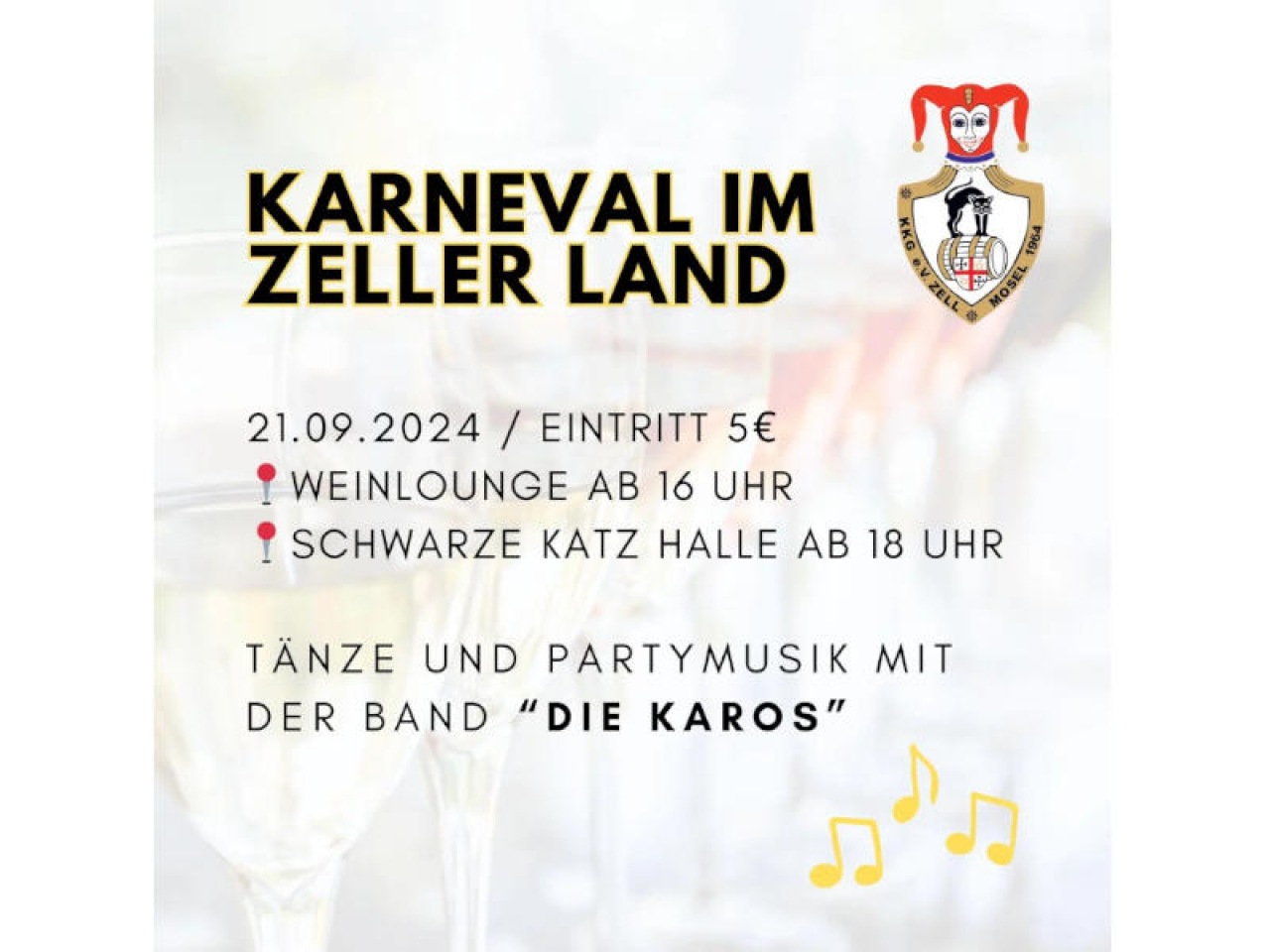 Vorschaubild Karneval im Zeller Land 2024.