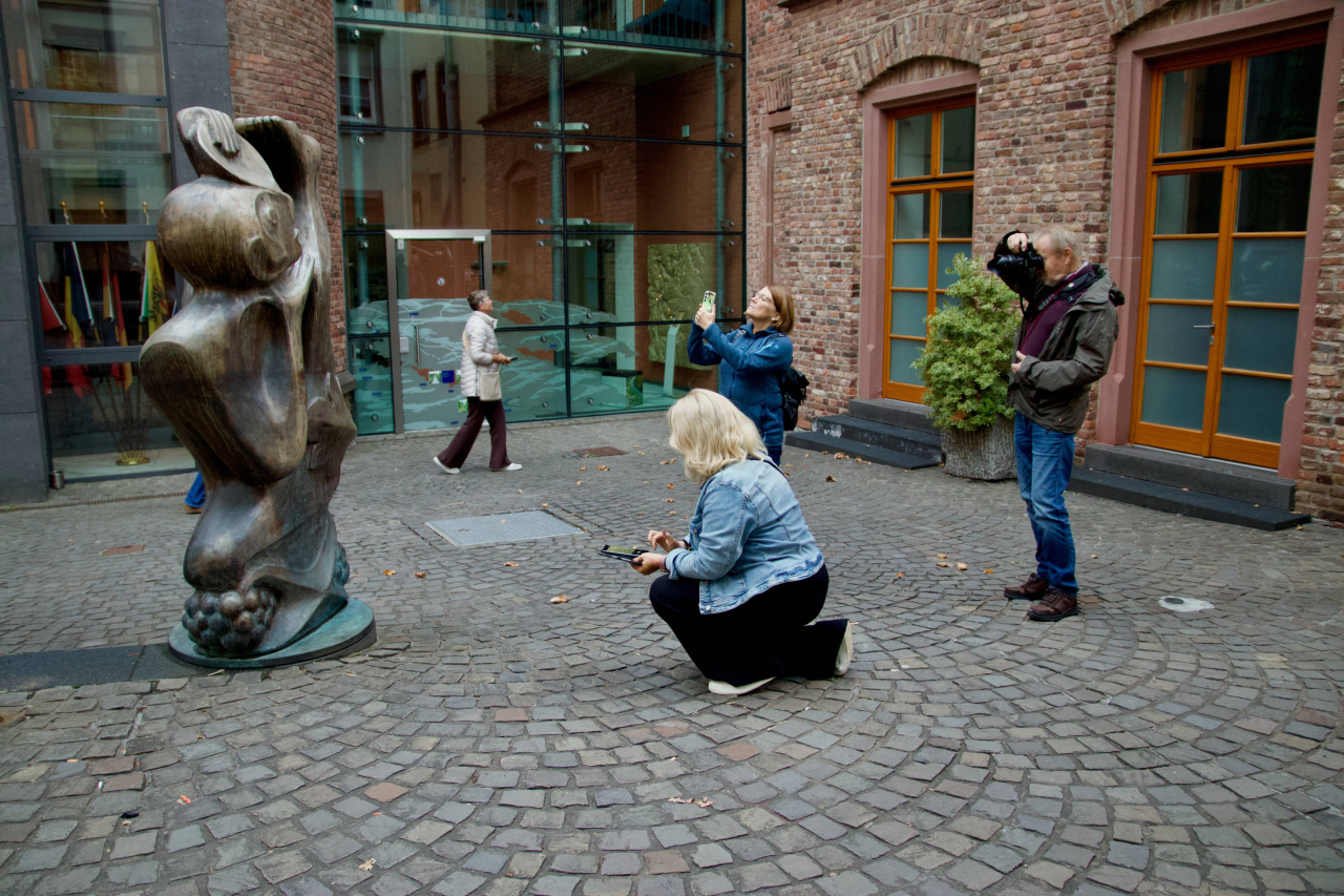 Foto der Teilnehmer des Fotowalks in Zell.