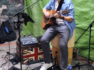 Musiker Herr Krause bei Summer in the City